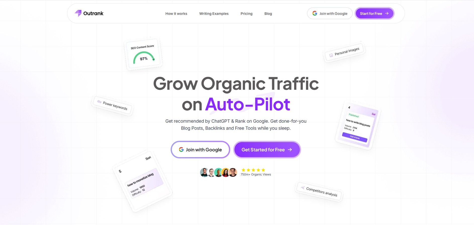 Outrank SEO automation platform