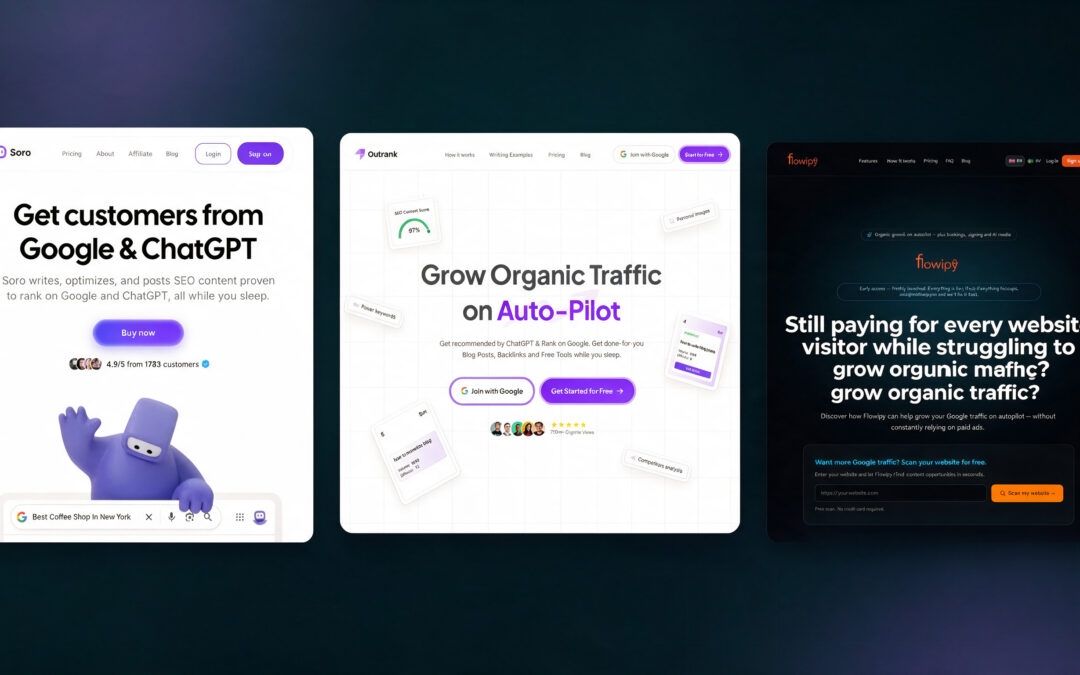 Best SEO Automation Software in 2026: Flowipy vs Soro vs Outrank