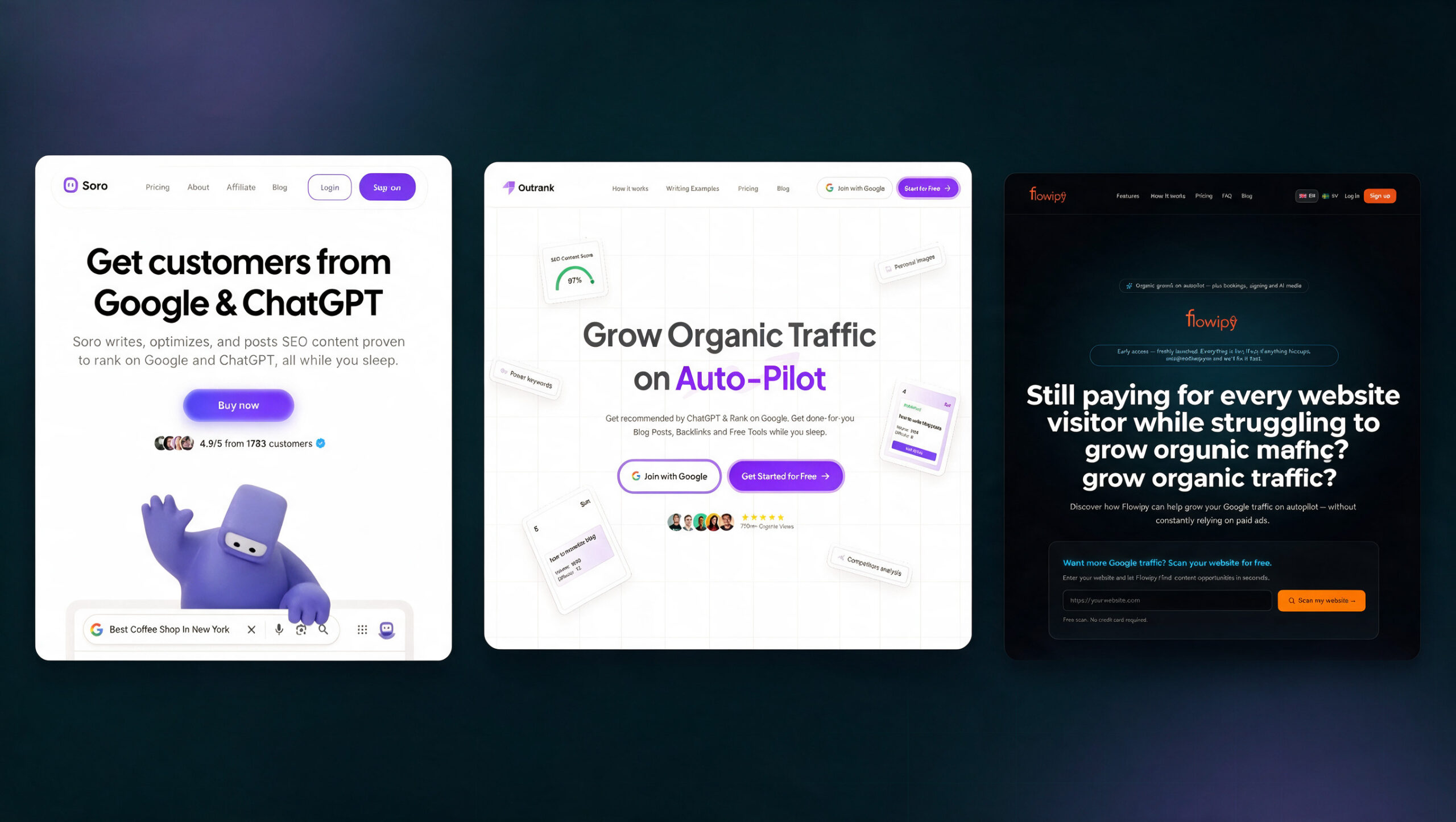 Best SEO Automation Software in 2026: Flowipy vs Soro vs Outrank